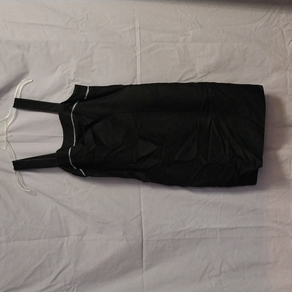 Women's Pomponix black midi summer dress size 6